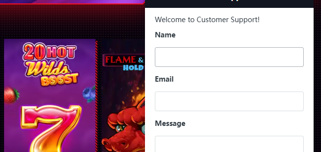 Quickwin Casino Support